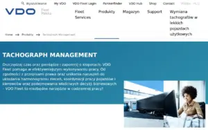 VDO TIS-Web (Tachograph Management)